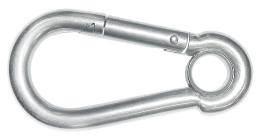 Карабин стандартный с рымом 140x12 мм нерж (10257853)